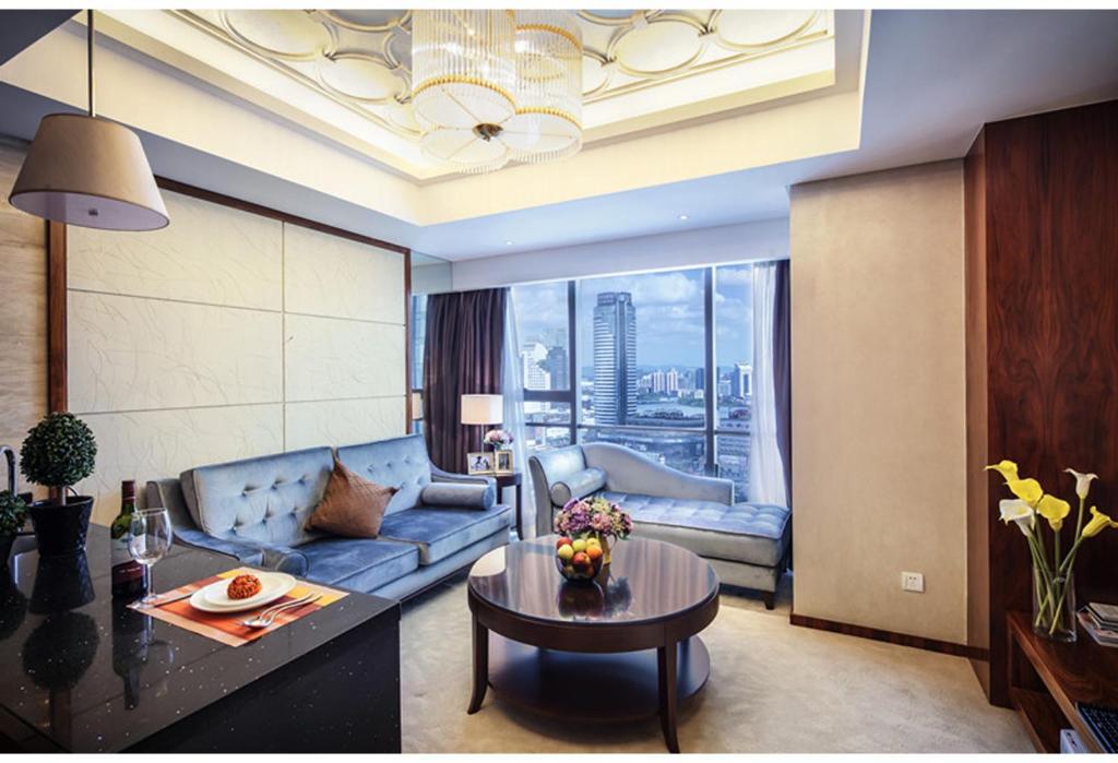 Yousu Hotel & Apartment Tianyi Square Yinyi Global Center Apartment Ningbo Νινγκμπό Δωμάτιο φωτογραφία