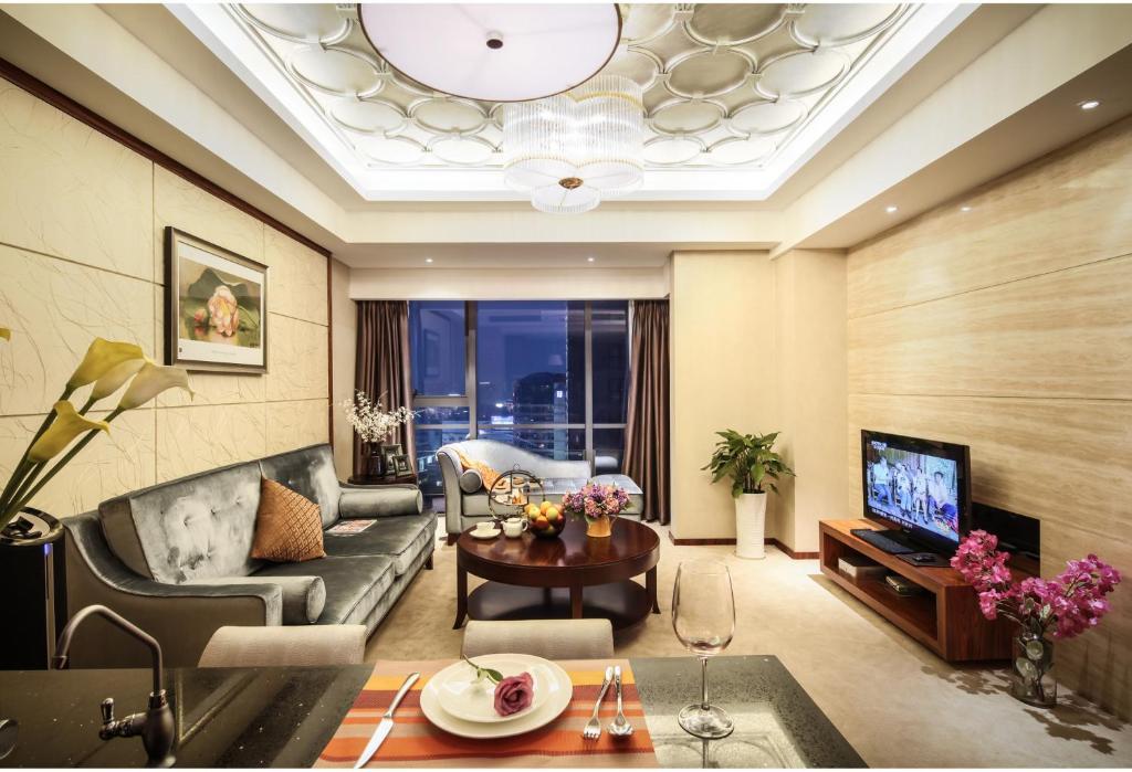 Yousu Hotel & Apartment Tianyi Square Yinyi Global Center Apartment Ningbo Νινγκμπό Δωμάτιο φωτογραφία